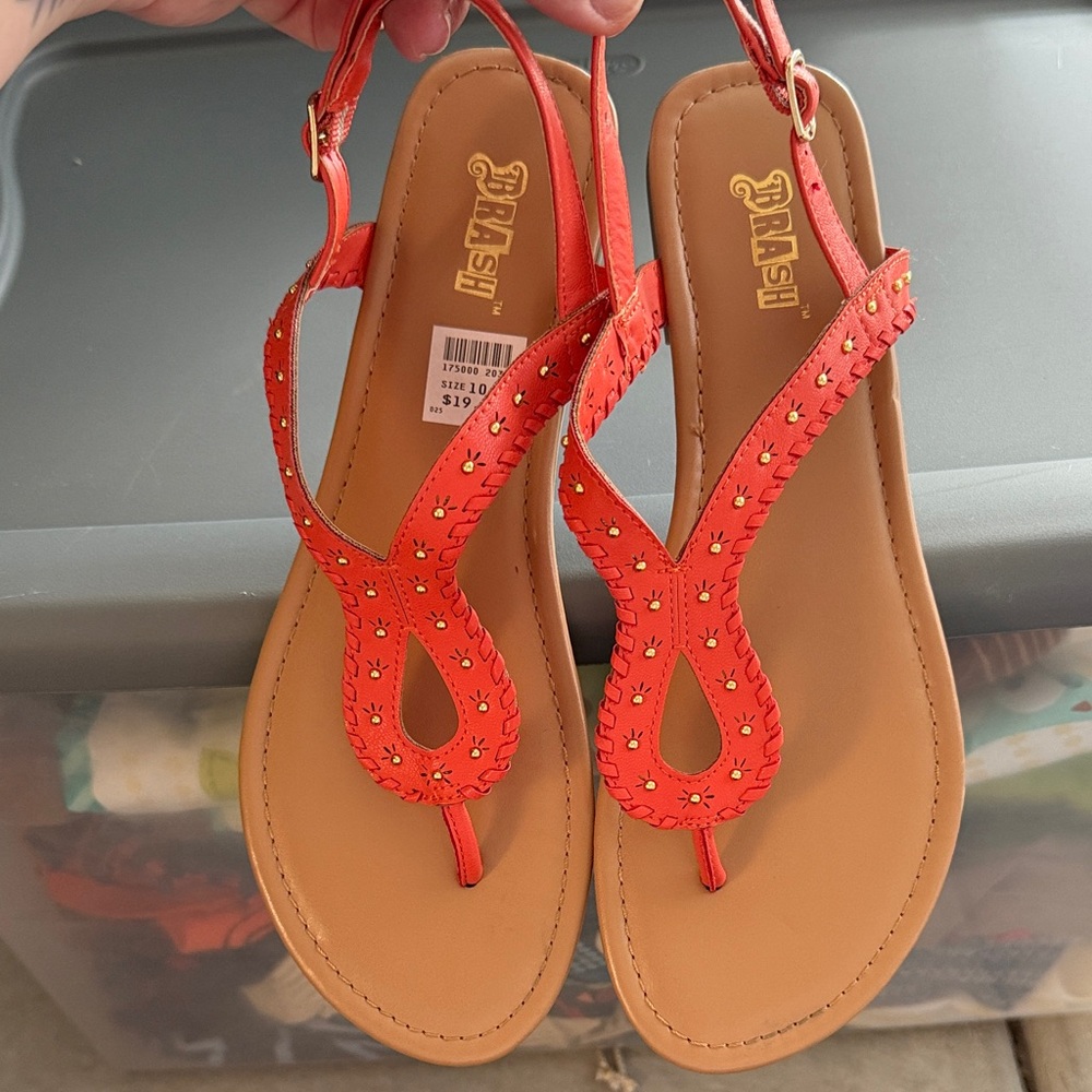 New without tags! Brash Women's Orange Sandals